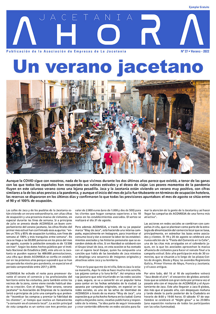 Revista Jacetania Ahora 27