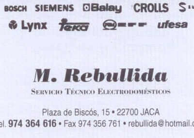 ELECTRICIDAD MARIANO REBULLIDA